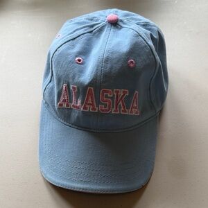 Light Blue "ALASKA" Embroidered Baseball Cap